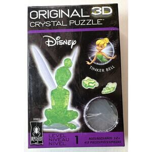BePuzzled Original 3D Crystal Puzzle: Disney Tinker Bell (43 Pieces, Level 1) vn